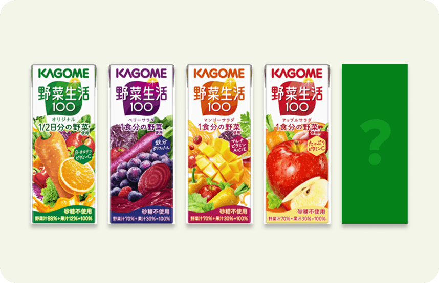 “蔬菜生活100”5瓶 示意图